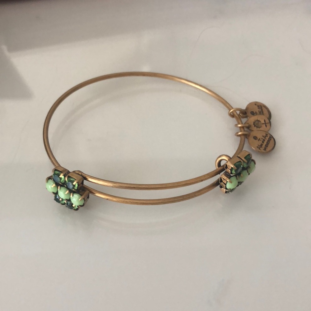 Alex and Ani with green detail